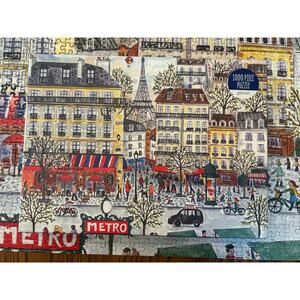 Galison PARIS BY MICHAEL STORRINGS 1000-piece Puzzle COMPLETE